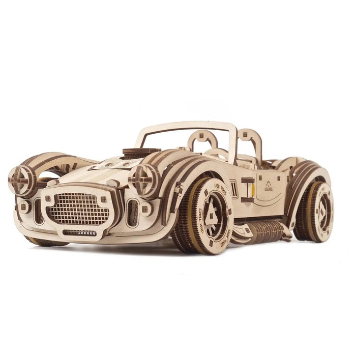 Drift Cobra Racing Car 3D Wood Model Kit UGEARS - for just $64.99! 