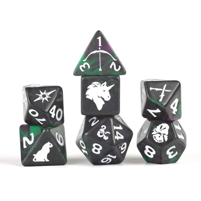 D&D Adventure Dice Set - Legend of Drizzt Edition | 16pc Collection - for just $15.99! 