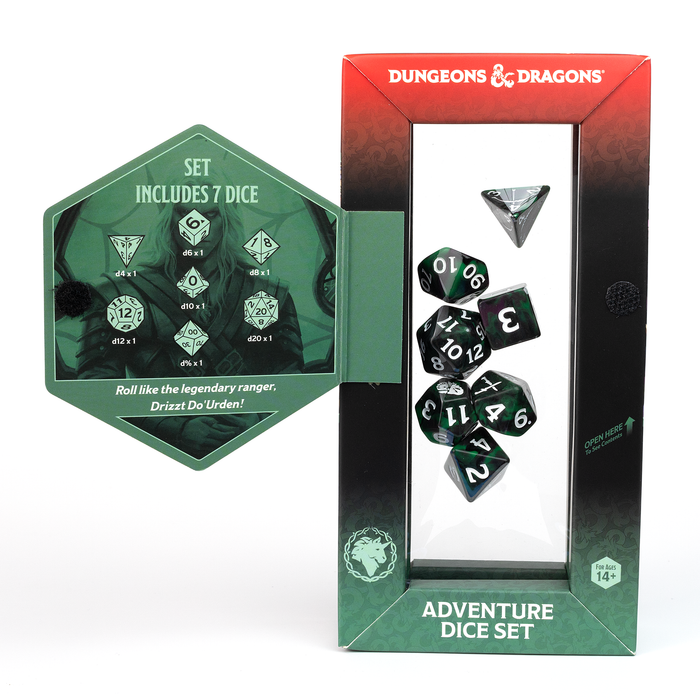 D&D Adventure Dice Set - Legend of Drizzt Edition | 16pc Collection - for just $15.99! 