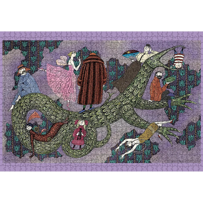 Drop Curtain 1000 Piece Jigsaw Puzzle Pomegranate - for just $24.99! 