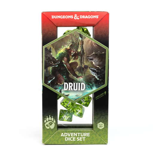 D&D Adventure Dice Set - Druid Edition | Green 15pc Collection - for just $24.99! 