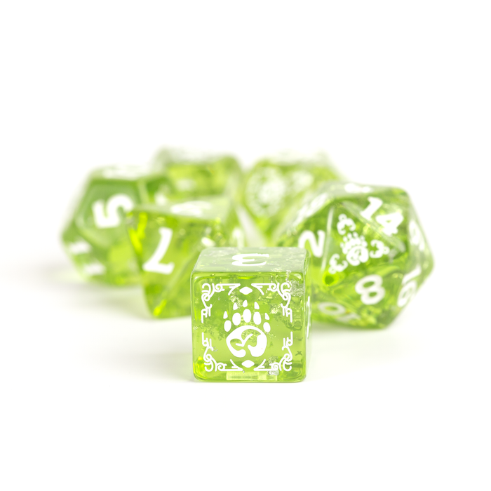 D&D Adventure Dice Set - Druid Edition | Green 15pc Collection - for just $24.99! 