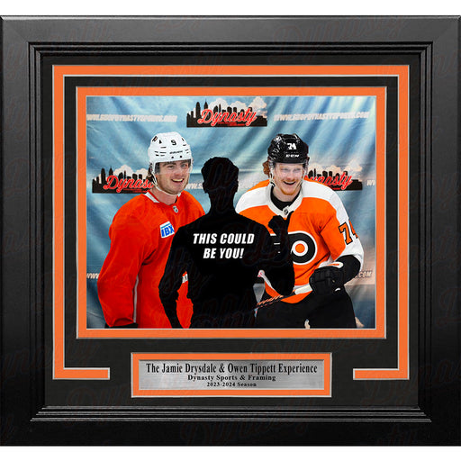 Jamie Drysdale & Owen Tippett Philadelphia Flyers Photo-Op Frame Kit with Commemorative Nameplate - for just $29.99! 