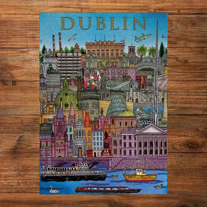 Dublin Cityscape 500 Piece Jigsaw Puzzle Gibsons - for just $19.99! 