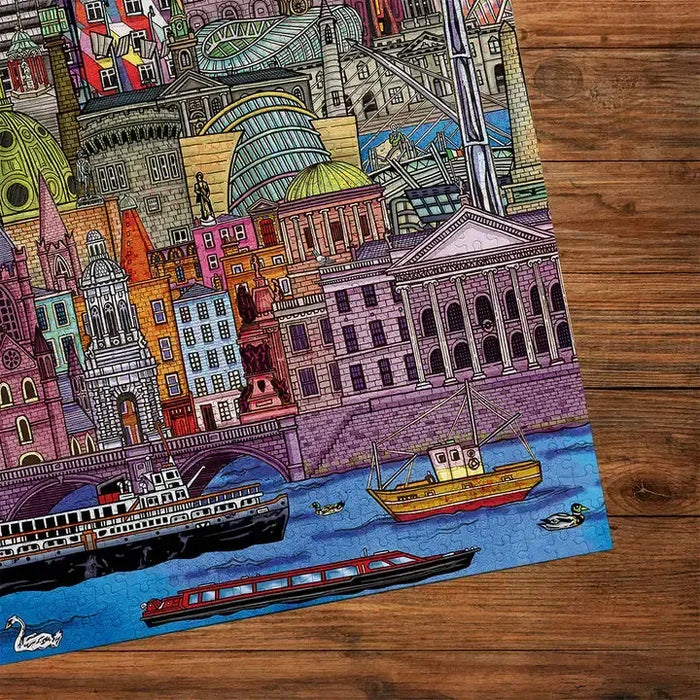 Dublin Cityscape 500 Piece Jigsaw Puzzle Gibsons - for just $19.99! 