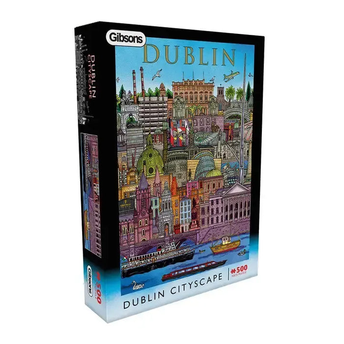 Dublin Cityscape 500 Piece Jigsaw Puzzle Gibsons - for just $19.99! 