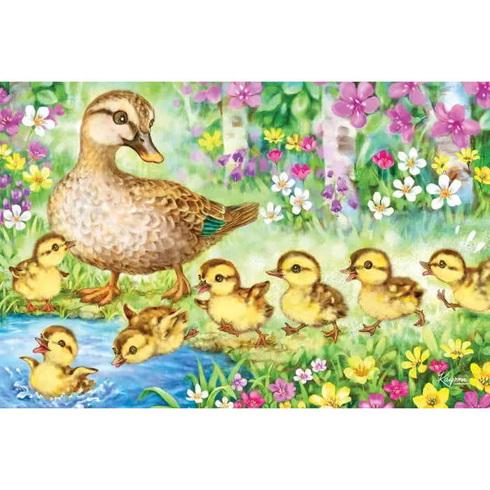 Ducklings 35 Piece Floor Jigsaw Puzzle Cobble Hill - for just $19.99! 