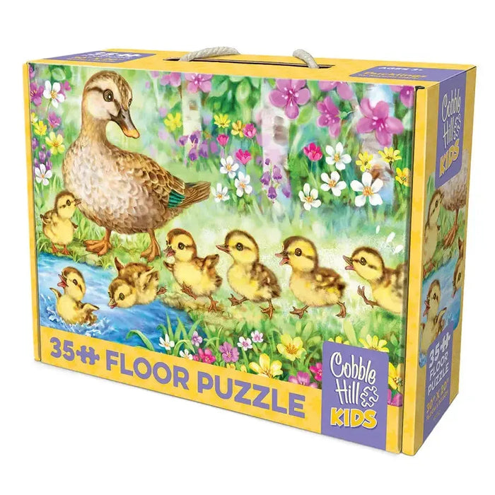 Ducklings 35 Piece Floor Jigsaw Puzzle Cobble Hill - for just $19.99! 