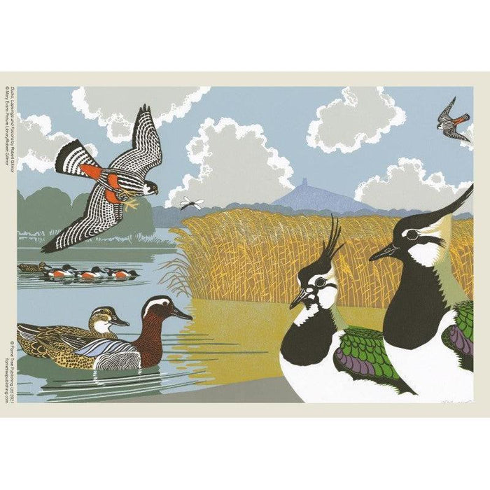 Ducks, Lapwings & Falcons by Robert Gillmor 1000 Piece Jigsaw Puzzle Flame Tree - for just $19.99! 