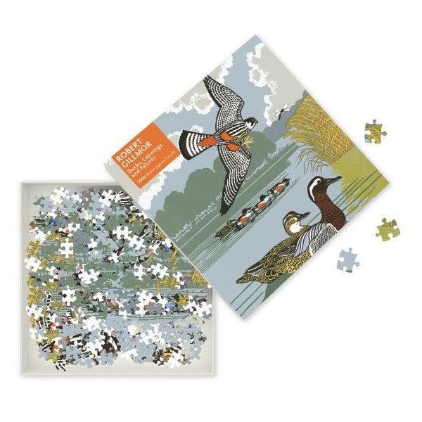Ducks, Lapwings & Falcons by Robert Gillmor 1000 Piece Jigsaw Puzzle Flame Tree - for just $19.99! 