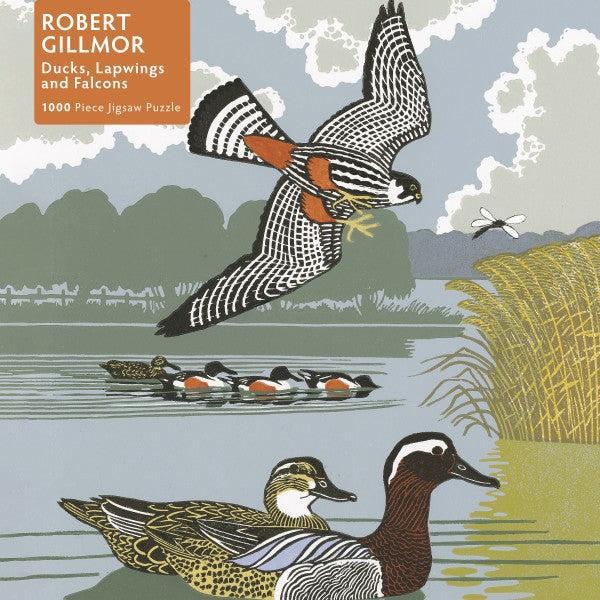 Ducks, Lapwings & Falcons by Robert Gillmor 1000 Piece Jigsaw Puzzle Flame Tree - for just $19.99! 