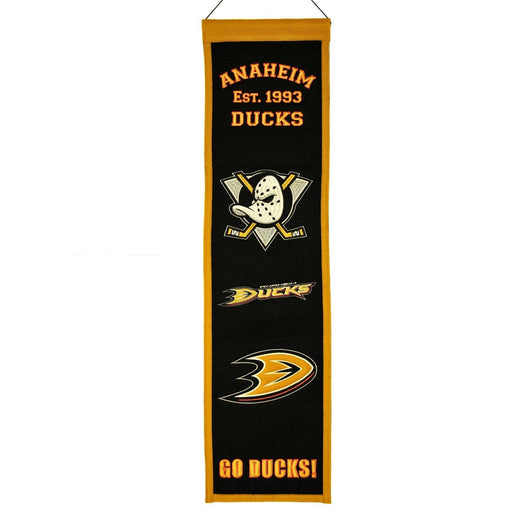 Anaheim Ducks NHL Logo Heritage Banner - for just $34.99! 