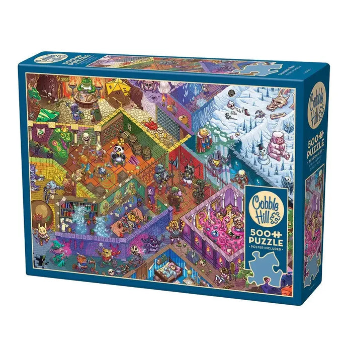 Dungeon Run 500 Piece Jigsaw Puzzle Cobble Hill - for just $17.99! 