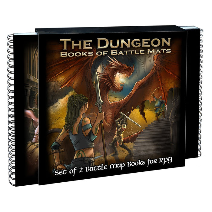 Books of Battle Mats: The Dungeon - for just $46.99! 