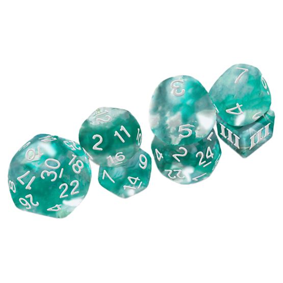Dungeon Crawl Classics: Funky Thracian Azure Swirl (7-Set) - for just $24.99! 