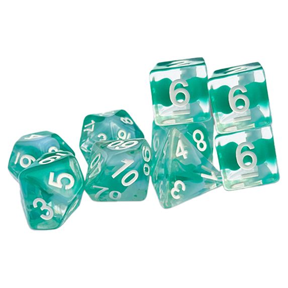 Dungeon Crawl Classics: Traditional Thracian Azure Swirl (9-Set) - for just $14.99! 