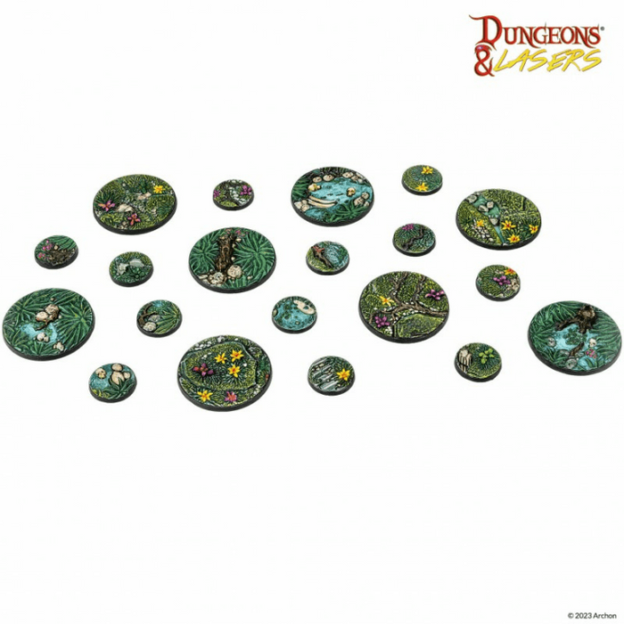 Dungeons & Lasers: Detailed Bases Pack - for just $34! 