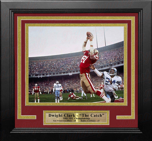 Dwight Clark 1981 NFC Championship Catch San Francisco 49ers 8x10 Framed Photo - for just $49.99! 