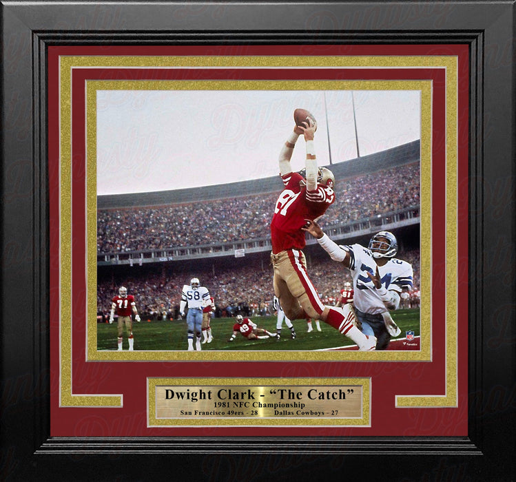 Dwight Clark 1981 NFC Championship Catch San Francisco 49ers 8x10 Framed Photo - for just $49.99! 