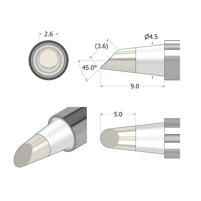 FixHub Soldering Iron Bevel 2.6 Tip - for just $19.95! 