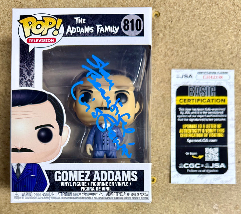 Luis Guzman Signed Gomez The Addams Family Wednesday Funko Pop! #810 With JSA COA - for just $275! 