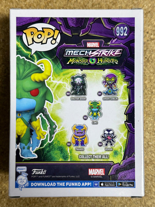 Funko Pop! Marvel Loki #992 MechStrike Monster Hunters 2022 - for just $7! 