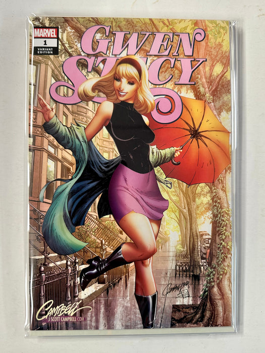 Gwen Stacy #1 J Scott Campbell Exclusive Set Of 4 Marvel Comics 2020 Seasons - for just $130! 