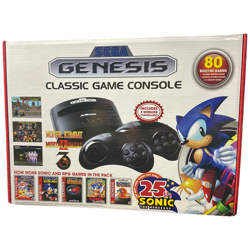 Genesis Classic Game Console 80 Built in Games - for just $129.99! 