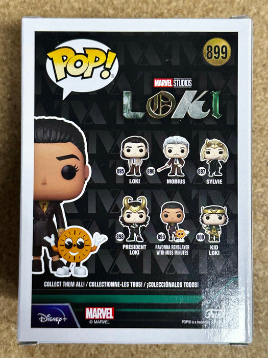 Funko Pop! Marvel Ravonna Renslayer With Miss Minutes #899 Loki 2021 Disney + - for just $10! 