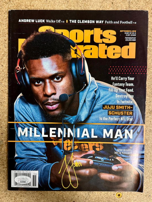 Juju Smith-Schuster Steelers / Chiefs Signed Sports Illustrated September 2019 With JSA COA - for just $60! 