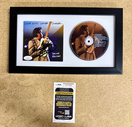 Musician Vince Gill Signed “Guitar Slinger” (2011) CD Booklet JSA COA - for just $150! 