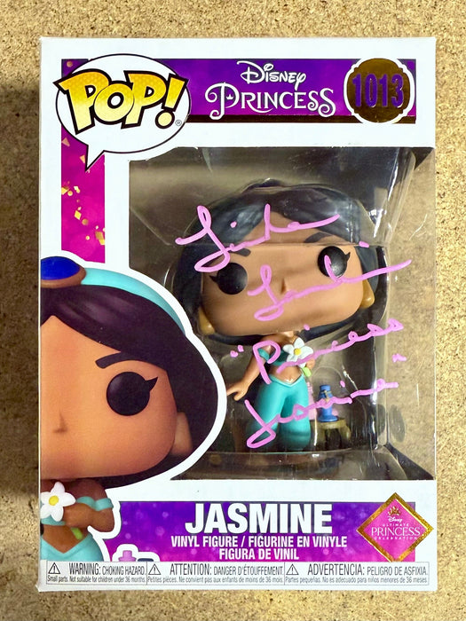 Linda Larkin Signed Princess Jasmine Funko Pop! #1013 Disney Aladdin JSA COA - for just $115! 