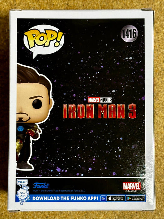 Funko Pop! Marvel Glow Tony Stark (Mark 42) #1416 Iron Man 3 MCU EE Exclusive - for just $15! 