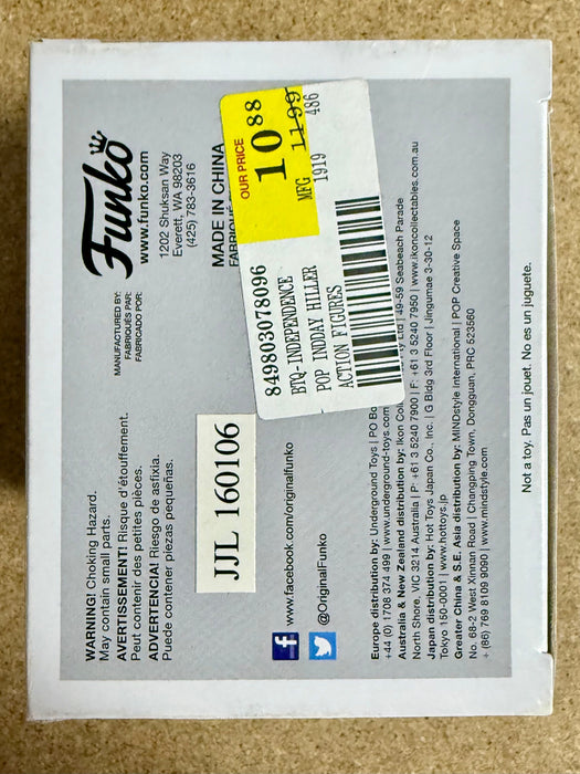 Will Smith Signed Steve Hiller Independence Day Funko Pop! #281 With JSA COA - for just $375! 