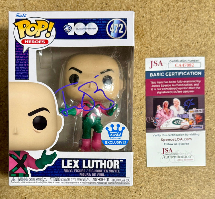 Jesse Eisenberg Signed DC Lex Luthor Funko Pop! #472 Exclusive With JSA COA - for just $85! 