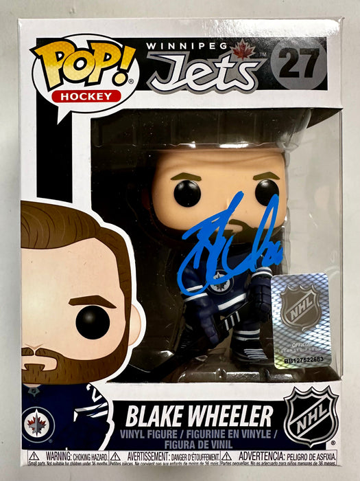 Blake Wheeler Signed NHL Winnipeg Jets Funko Pop! #27 With Exclusive JSA COA - for just $135! 