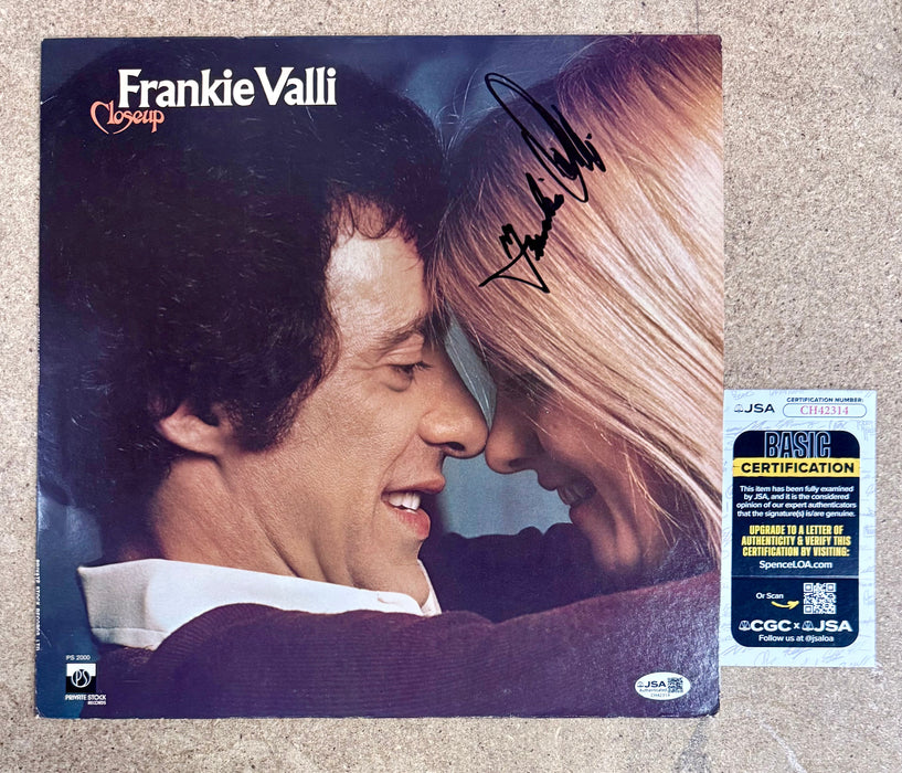 Frankie Valli Signed Of The (4) Four Seasons “Closeup” 1975 Vinyl With JSA COA - for just $150! 