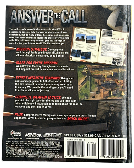 Call of Duty Official Strategy Guide (Brady Games) - Just $12.99! Shop now at Retro Gaming of Denver