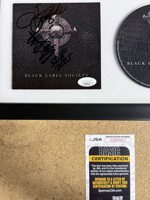 Zakk Wylde Framed & Signed “Order Of The Black” Black Label Society CD Booklet With JSA COA - for just $250! 