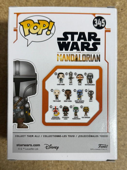 Brendan Wayne Signed Mandalorian Star Wars Exclusive Funko Pop #345 With JSA COA - for just $130! 