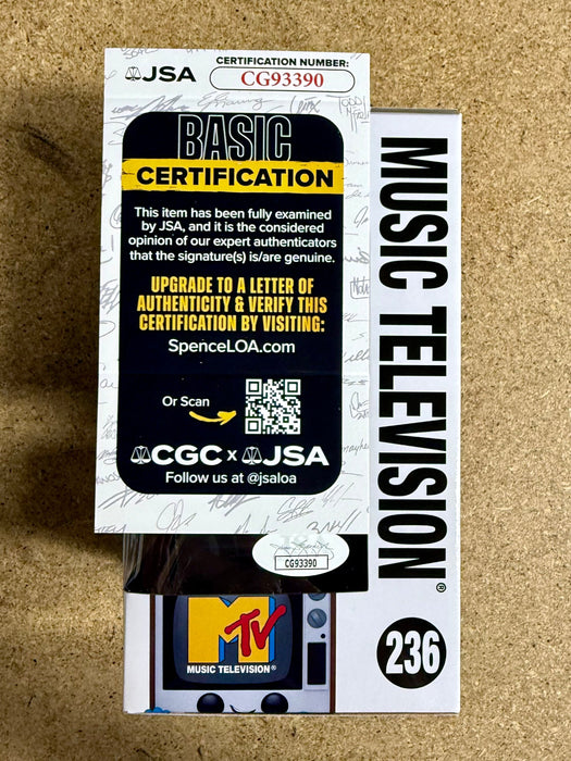 Musician Donnie Iris Signed 2024 MTV Funko Pop #236 With JSA COA - for just $100! 