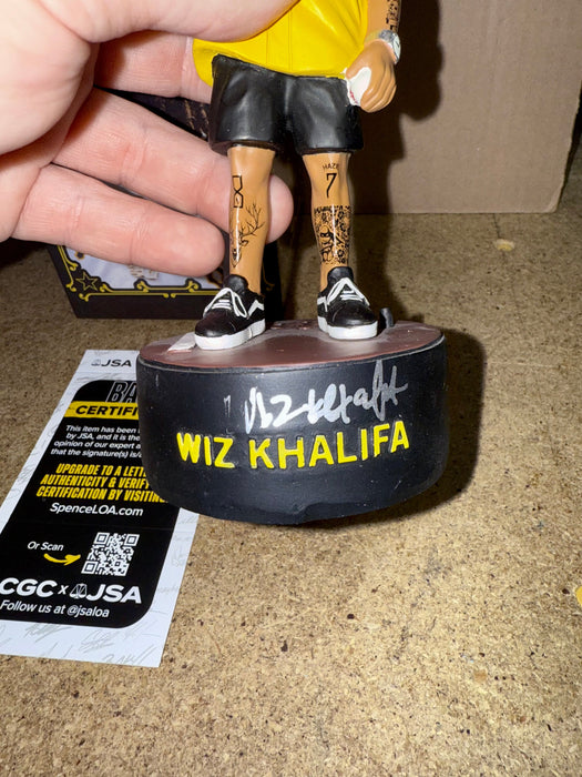 Wiz Khalifa Signed Yinzerpalooza Pittsburgh Pirates Singing Bobblehead JSA COA - for just $750! 