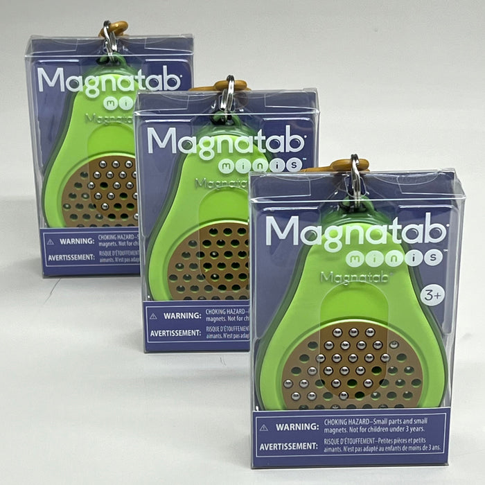 MAGNATAB (3 PACK) Keychain Magnetizing Minis Fidget Toy Avocado Ages 3+ ST230630 - for just $13! 