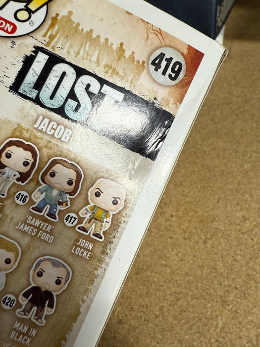 Mark Pellegrino Signed LOST Jacob Vaulted Funko Pop! #419 With JSA COA - for just $120! 