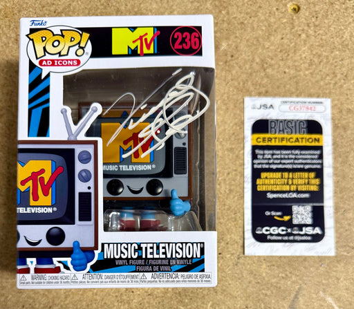 Country Rock Musician Vince Gill Signed 2024 MTV Funko Pop #236 With JSA COA - for just $100! 