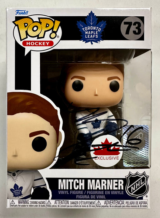 Mitch Marner Signed NHL Toronto Maple Leafs Funko Pop! #73 Exclusive With JSA COA - for just $375! 