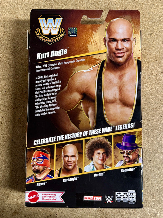 Kurt Angle Signed Mattel WWE Legends Elite Figure Series 26 With JSA COA - for just $75! 