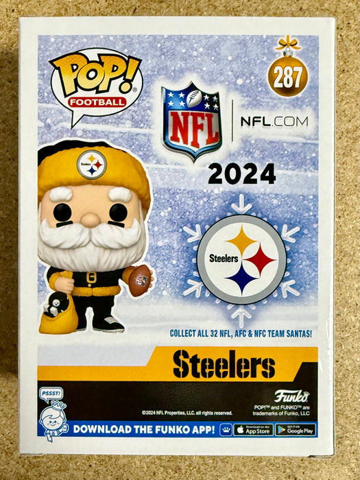 Nick Herbig Signed NFL Pittsburgh Steelers Santa Funko Pop! #287 With JSA COA - for just $110! 