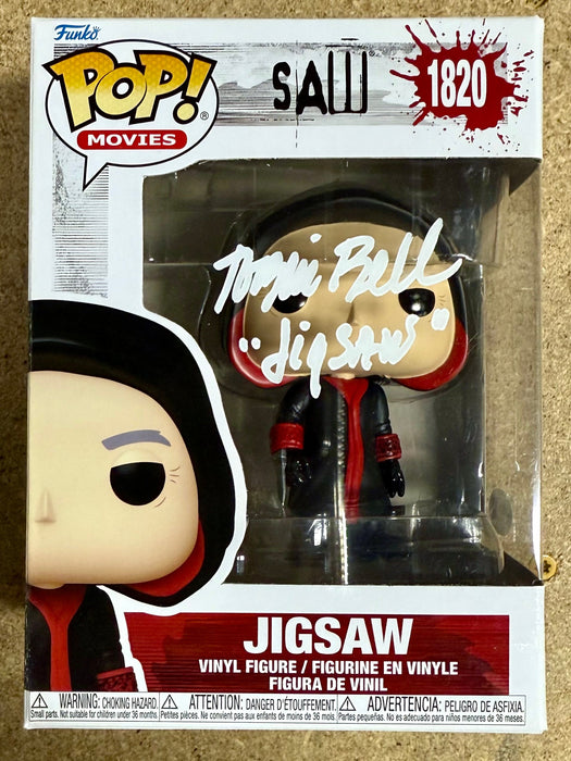 Tobin Bell Signed Saw Hooded Jigsaw Killer 2025 Funko Pop! #1820 - for just $175! 
