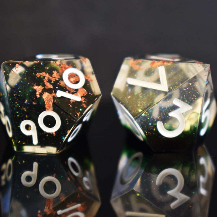 Earthbind Sharp-Edged Resin Dice Set - Just $39.99! Shop now at Retro Gaming of Denver